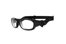 Lunettes anti choc, Demetz, Smash Noir Brillant / Noir Mat taille L